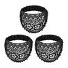 3/4Pcs Women Hairband Faux Pearl Embellished Wide Headband Bohemian Style