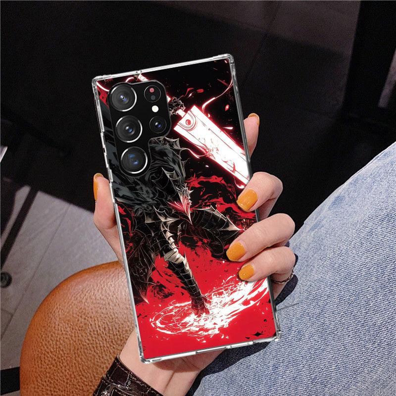 G-Guts B-Berserks Anime Phone Case For Samsung Galaxy S24 S25 Edge S26 Ultra S23 S22 S21 Plus S20 FE + Personalized Print Cover