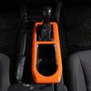 ABS Orange Kit Center Control Gear Panel Cover Trim For Toyot-a Tacoma 2016-
