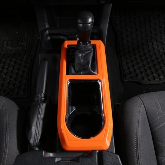 ABS Orange Kit Center Control Gear Panel Cover Trim For Toyot-a Tacoma 2016-