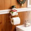 Neuer Weihnachts-Schneemann-Claus-Taschentuchhalter Heim-Toilettendekoration Grenzüberschreitendes Kunstharzhandwerk