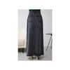 AZUL DENIM Overlap Long Skirt BLU