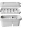 Multifunctional Plastic Brush Washer & Palette Set for Watercolor Painting - Portable Three-Piece Kit