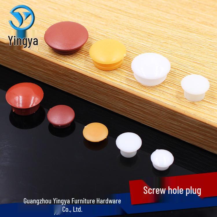 Yingya Furniture Moisture-Proof Plastic Screw Hole & Hinge Plug Cover (5-40mm).