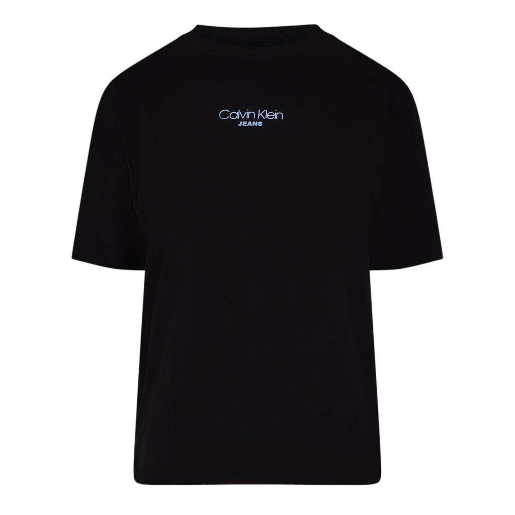Calvin Klein Womens/Ladies Lettering Boxy Short-Sleeved T-Shirt