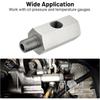 High Flow Oil Pressure Adapter Double M10X1.0 Inlets & 1/8 NPT Outlet Leak Proof Oil Link Tool for Enhances Oil Systems