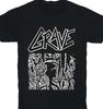 Grave Band Anatomia Corporis Humani Cotton Black All Size Shirt AG563 Unisex T-Shirt