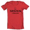 Spaten Beer tričko retro německé pivo pánské regular fit bavlna grafické červené tričko Unisex tričko