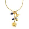 Elegante Bienen Anhänger Halskette Edelstahl Schmuck Französischer Stil Sonnen Anhänger Kette Vielseitig Büro Soziale Anlässe Geschenk Damen