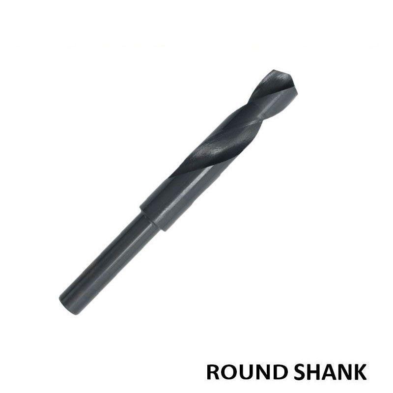 Durable Black Round Shank Drill Bit Ideal For Steel And Wood Drilling