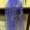 1pc 70cm/27.56in Table Runners Sheer Tulle Cheesecloth with Glitter Metallic Foil for Birthday Anniversary Dining Table Decor