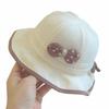 Ruffle Bows Baby Bucket Hat Cute Baby Sun Visor Hat Sunshade Caps Fisherman Hat  Outdoor
