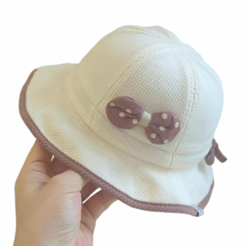 Ruffle Bows Fisherman Hat Breathable Baby Sun Visor Hat Fashion Baby Bucket Hat  Outdoor
