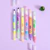 6PC Double-Headed Magic Highlighter Pen 12 Color-Changing for Diary Scrapbooking Painting DIY Crafts Ideal for Classroom Use