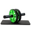 Double Round Abdominal Exercise Wheel, Including Kneeling Pad, Home Fitness Equipment for Core Abdominal Training, for Gift