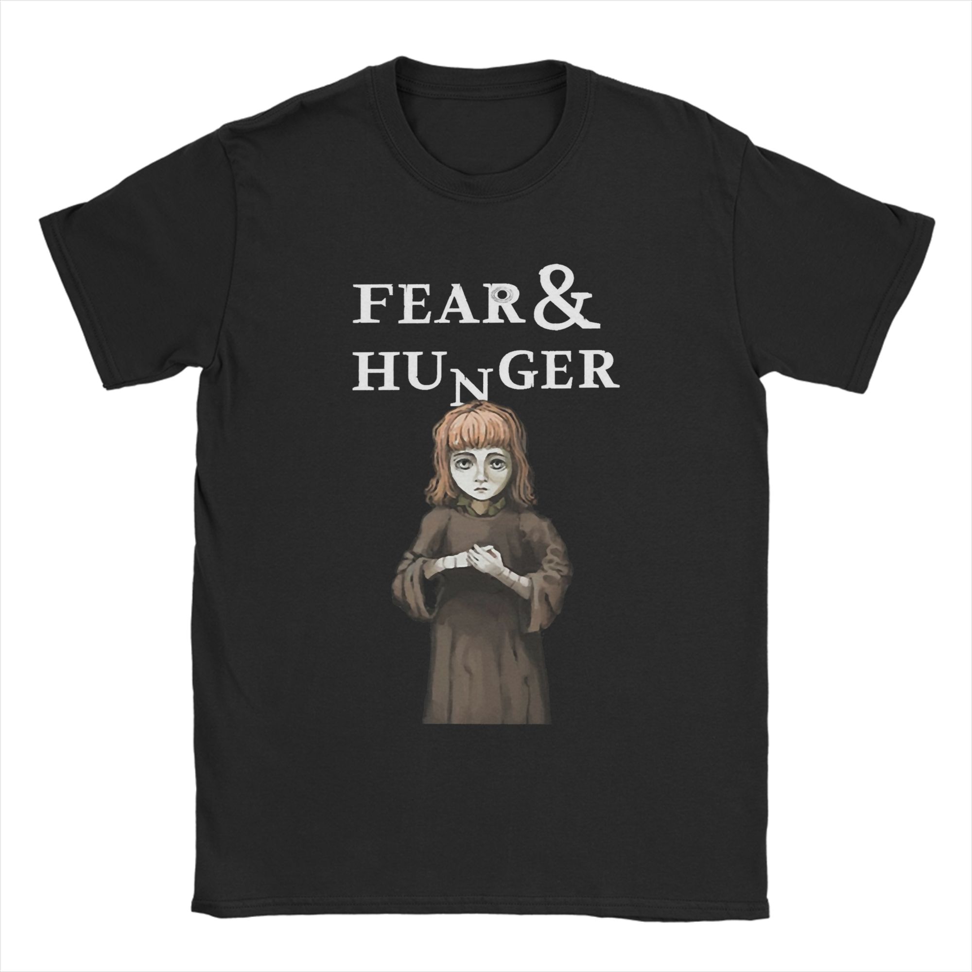 

Novelty Fear and Hunger Termina T-Shirts for Men Round Collar Cotton T Shirt Short Sleeve Tees Graphic Clothing 5XL різнокольоровий