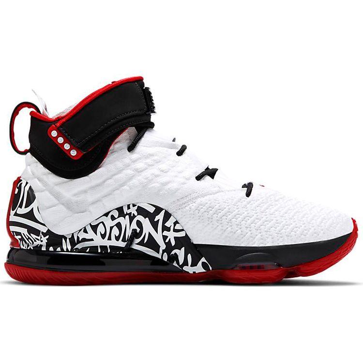 Compre Nike LeBron 17 LeBron 4 Graffiti Tênis Unissex Branco