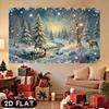 1Pcs Winter Christmas Suitable Decoration Background Winter Backdrop Decorations For Photo Studio Photo Booth Christams Party