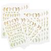 12pcs Butterflies Pattern Nail Art Sticker Fashionable Nail DIY Decal Manicure ToolGold