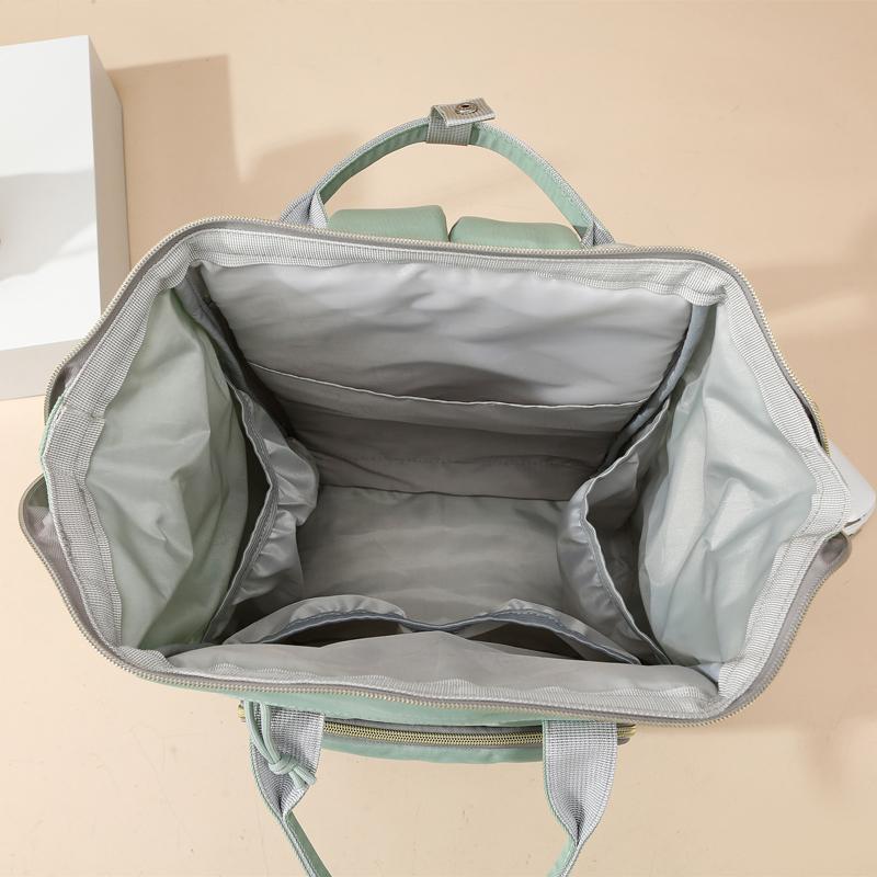 New Fashion Women'S Lunch Bag High Quality Large Capacity Mummy Bag Simple Style Waterproof Multifunctional Backpack Women