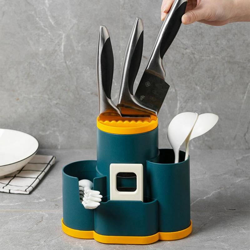 Plastic Drain Chopsticks Tube, Household Creative Chopsticks Cage, Kitchen Spoon Storage Rack, Tableware Storage Box, Chopsticks Basket