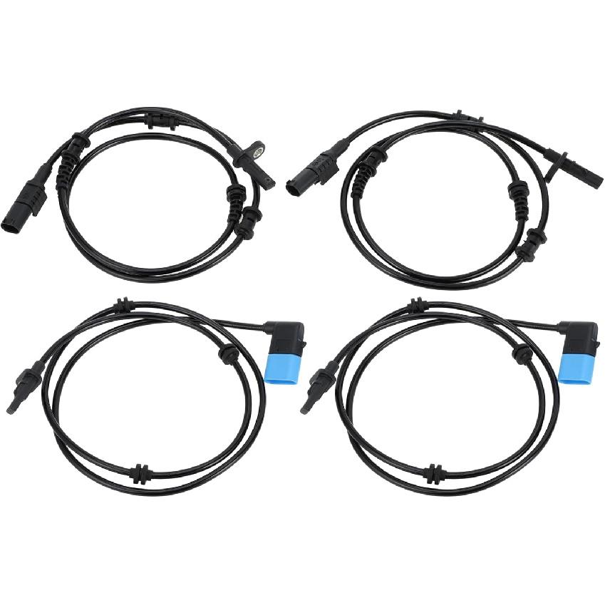 

Motoforti Front Rear Left Right ABS Sensor, Wheel Speed Sensor, for Mercedes-Benz CLA45 for AMG CLA250 2014-2018, Plastic, No.2465402510/2469059402,