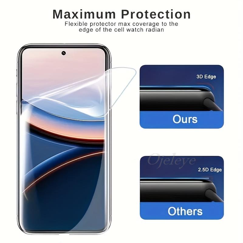 4PCS Full Cover Hydrogel Film For Xiaomi Poco X7 Pro X6 X5 F5 F6 F7 Pro Screen Protector Xiaomi Poco M7 Plus M6 4G C75 C71 C65