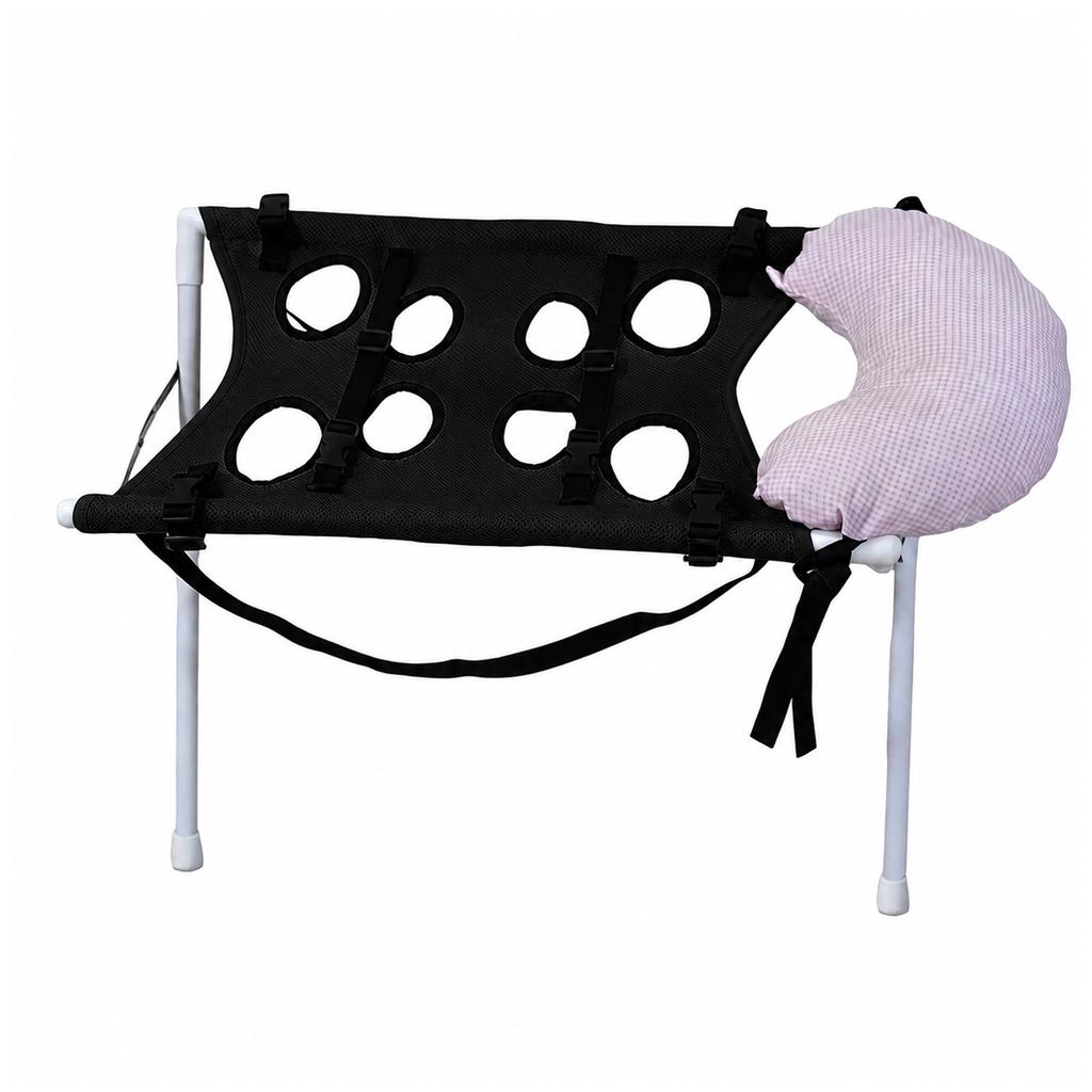 Detachable pet bathing and grooming with pillow (pillow color is random)