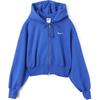 Nike Felpa con cappuccio da donna Sportswear Phoenix Fleece, vestibilità ampia, corta, con zip intera HJ0941-480