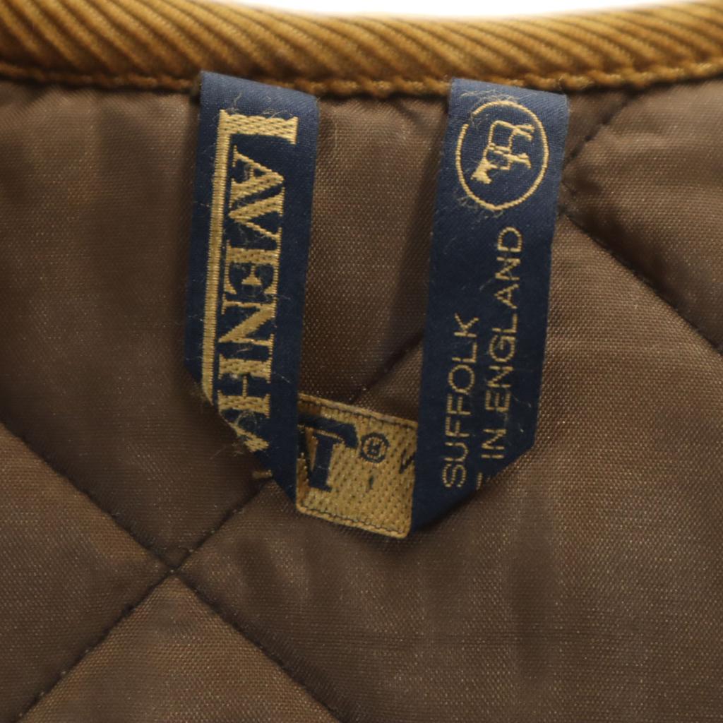 LAVENHAM Hergestellt in England Steppjacke 36 Khaki-Beige Baumwollfüllung Damen Gebraucht