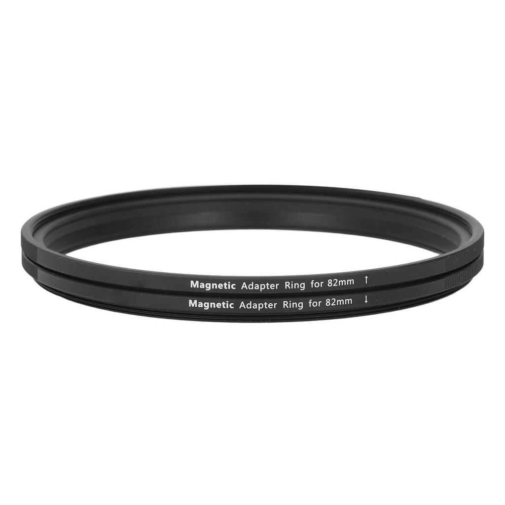 Magnetic Adapter Ring Kit 82mm‑82mm Metal Ring Adapter Convert Thread Filter to Magnetic Filter