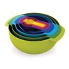 Stackable Bowl Set - JOSEPH JOSEPH - Nest 9 - 9 Pieces - Multicolour (green) - Non-slip Bases