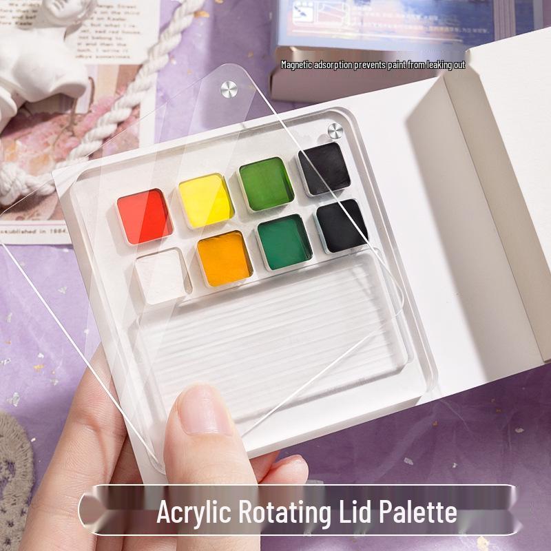 Portable Acrylic Watercolor Paint Set for Travel Sketching & Drawing