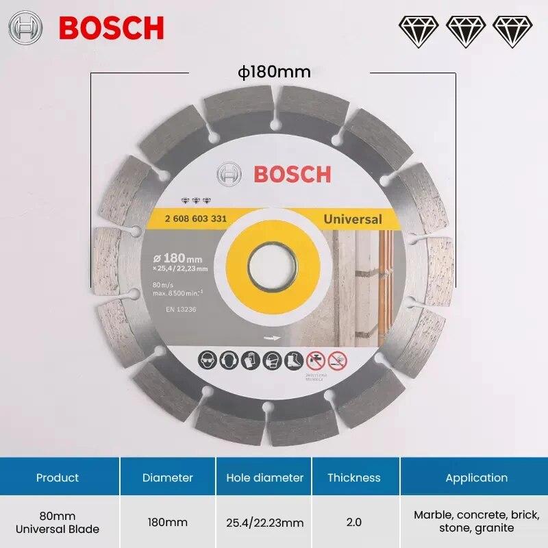 Bosch Universal Cutting Disc Grinding Wheels 105-230mm Diameter Marble Saw Universal Saw Blade For Marble Concrete Stone Granite