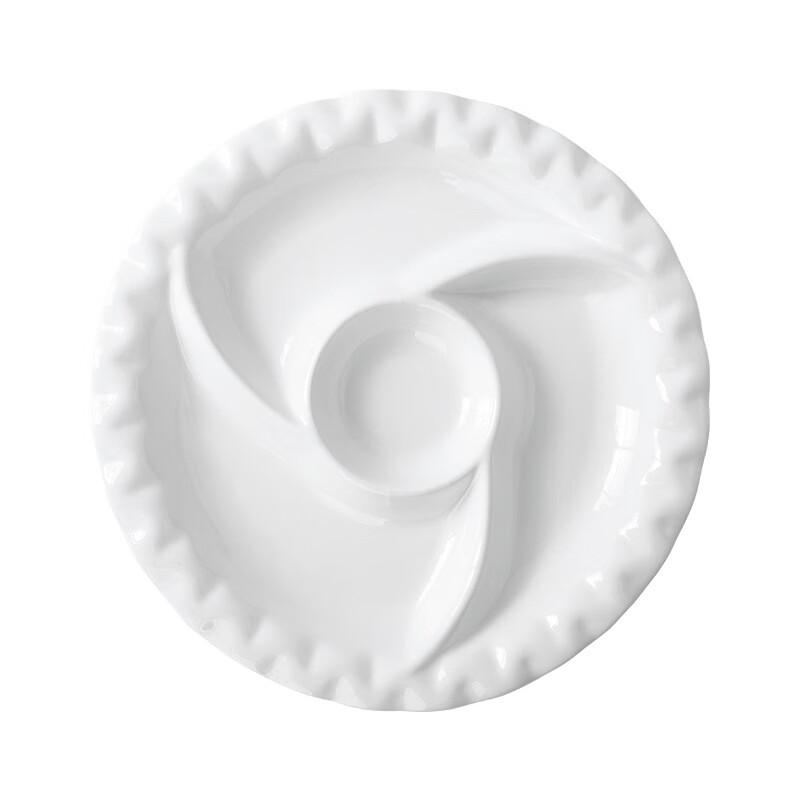Yilan Windmill Divided Ceramic Serving Plate