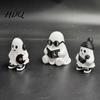 Trendy Interior Soft Furnishings Cute Halloween Ghost Figurine Holding Coffee/Book/Record Resin Statue Modern Minimalist Home Accents Spooky