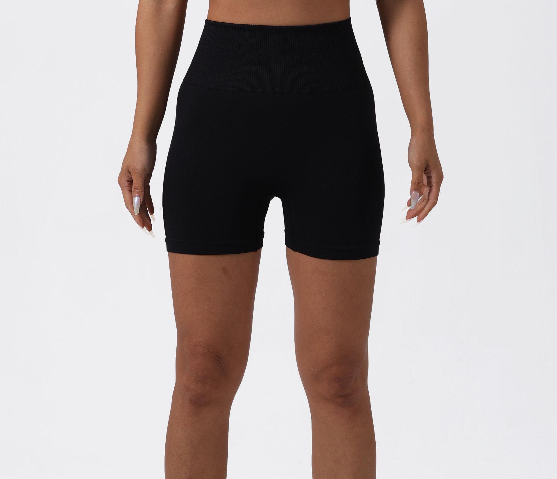 

Бесшовный спортивный комплект однотонной расцветки: Комплект для йоги и фитнеса с длинным рукавом и брюками Medium