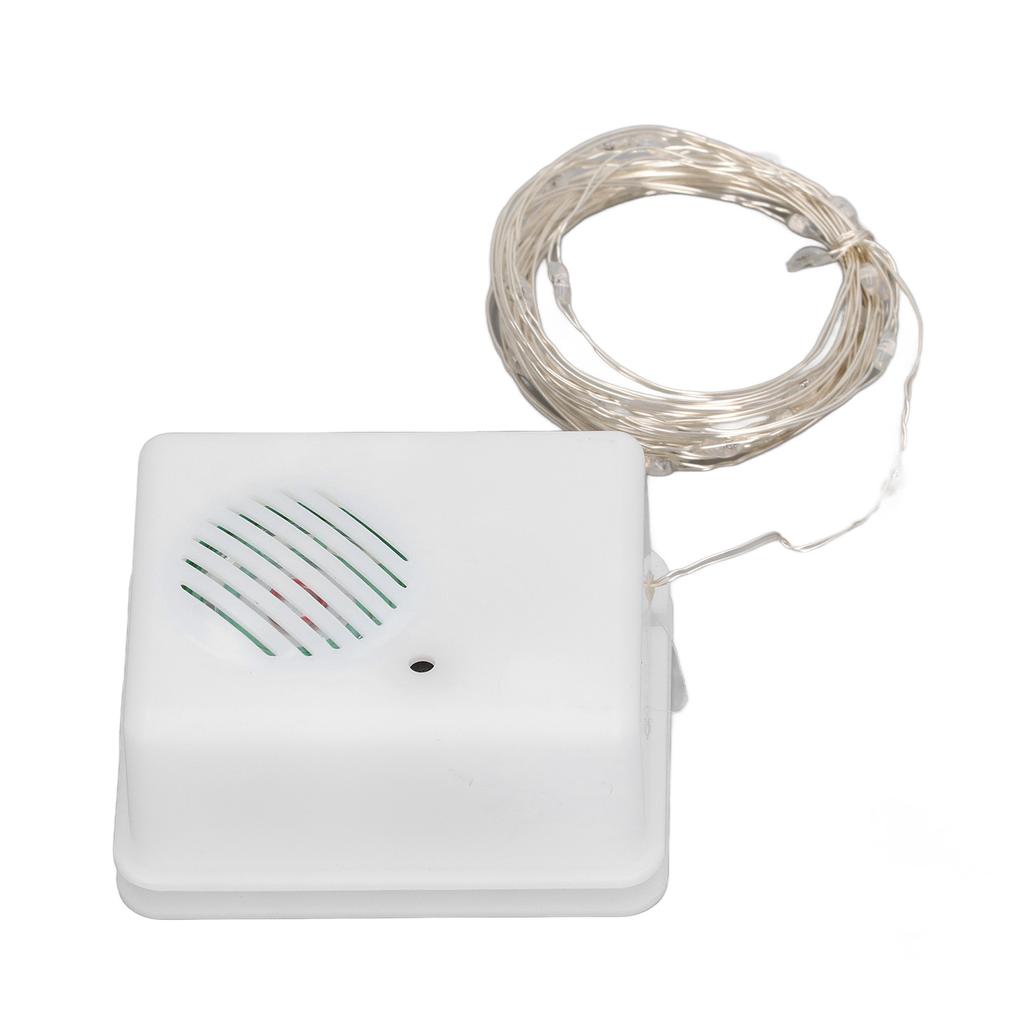 Weihnachts-Lichterkette Musik-Lichterkette für Terrasse Garten Dekoration Innen Außen Weihnachtsbaum Partys