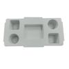 Portable Outdoor Beach Bag Drink Holder Organizers NonSlip Cup Holder Snacks Serving Tray Snacks Box with 5 Compartments