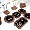 Walnut Jewelry Display Stand for Necklaces, Ear Studs, Earrings, Ornaments – Chinese Style Jewelry Store Prop