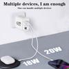 65W 3 Ports GaN USB Charger Type C Fast Charging Phone Charger For iPhone 15 16  Samsung Xiaomi Huawei EU/US Plug Wall Adapter