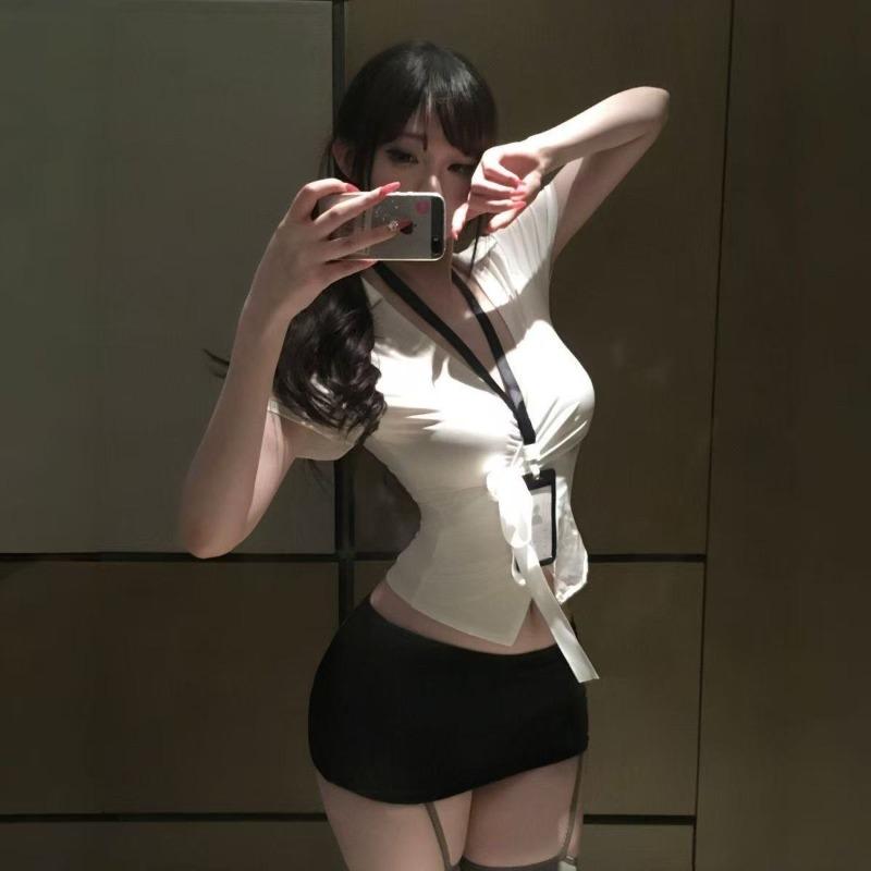 Fun underwear full-time secretary royal sister cos dress sexy flight attendant pajamas shirt uniform temptation work clothes nightclub