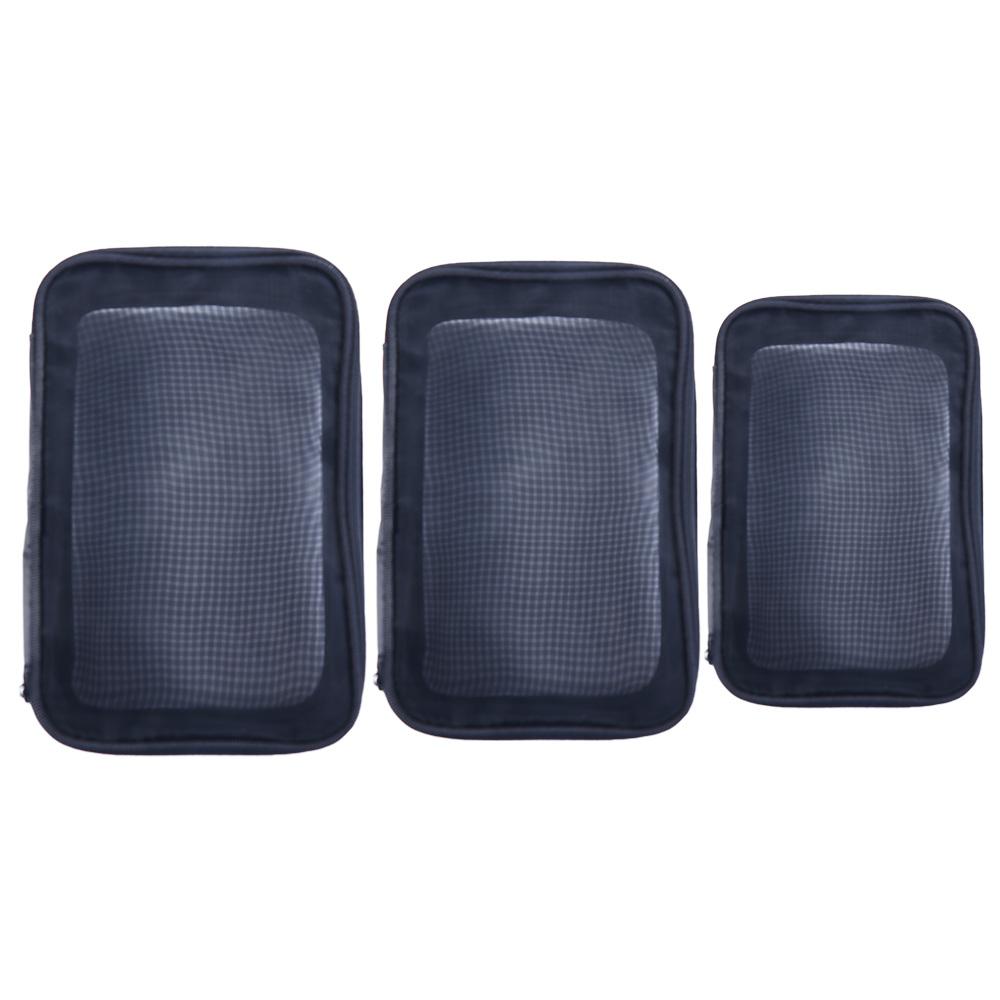 Female Travel Nylon Zipper Makeup Organizer Makeup Case Mesh Cosmetic Bag Storage Bag Bath Storage