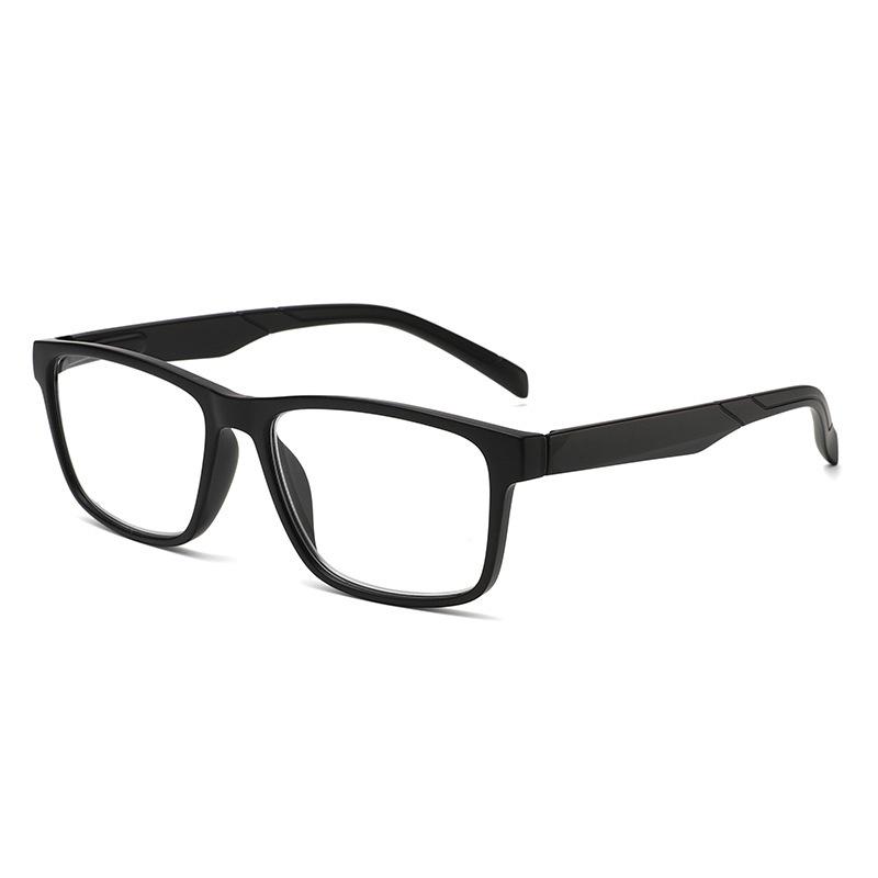 European & American Fashion Anti-Slip Square Frame Reading Glasses with Anti-Blue Light Protection
