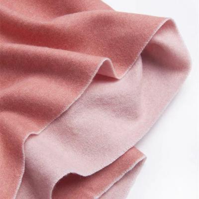Autumn and Winter New Double-sided Two-color 100 Cashmere Scarf Women's High-end Versatile Scarf Skin-friendly and Warm Scarf