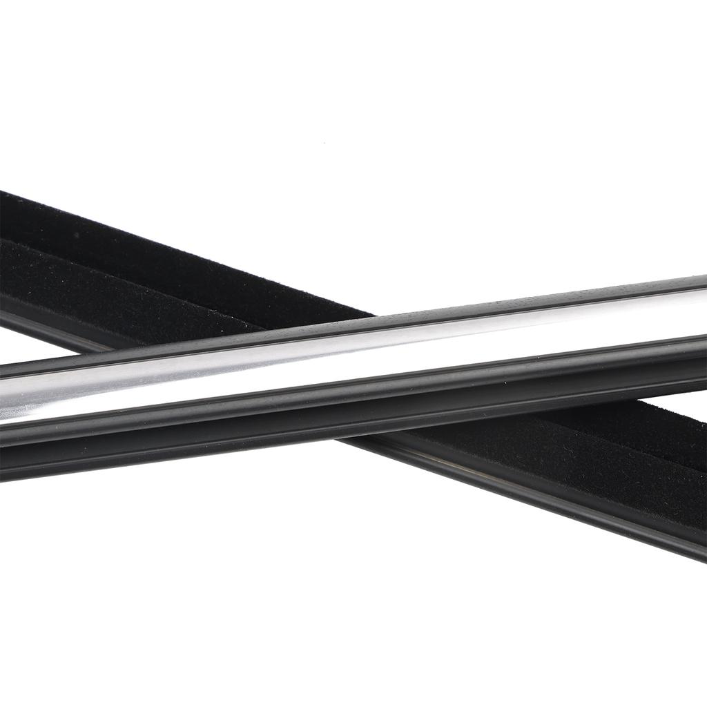 4pcs Chrome Outside Window Moulding Weatherstrip Seal For Toyota Venza 2009-2016