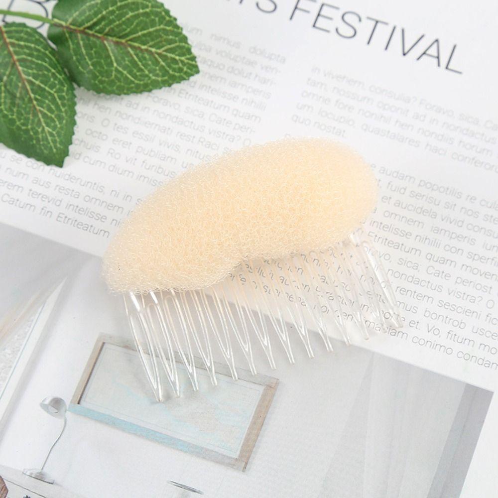 Hair Base Fluffy Hair Clip Pad Invisible Sponge Clip Bun Hair Accessory Bun Maker Braid Women