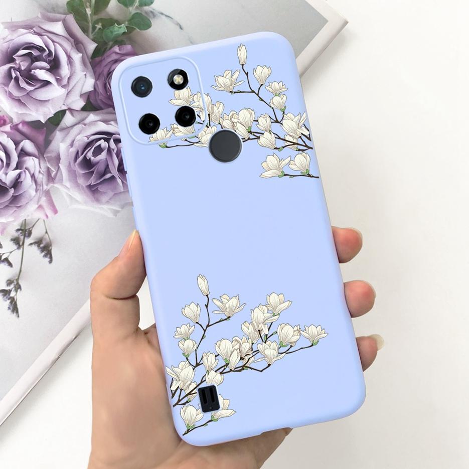 For Realme C21Y Case Realme C25Y Stylish Candy Painted Cover Soft Silicone Phone Case For Realme C21 C 21 Y C25Y RealmeC21 Shell
