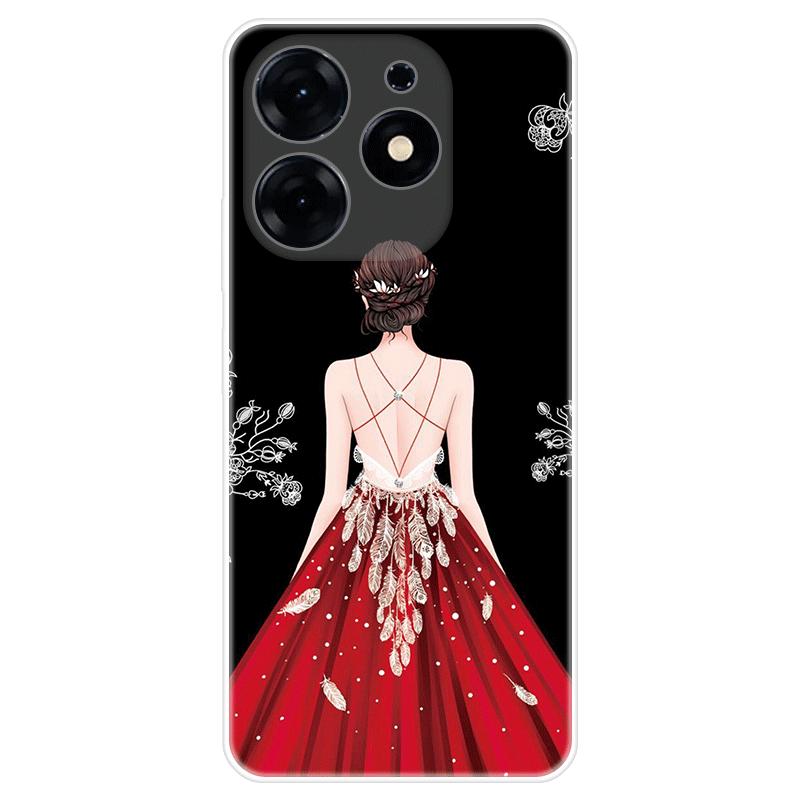 For Tecno Spark 10 Pro Spark10 Veske Myk Silikon Bakdeksel Tegneserie Telefonveske Mote