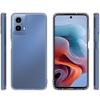 For Motorola Moto G45 5G/G34 5G TPU Case Transparent Slim Phone Cover (Big Rear Lens Hole)